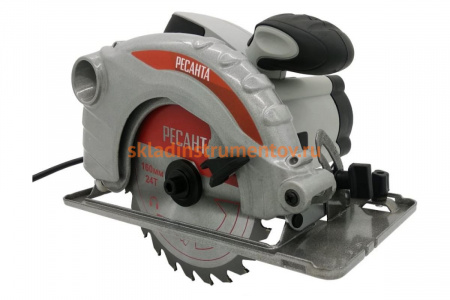 Дисковая пила Ресанта ДП-165/1300 75/11/1