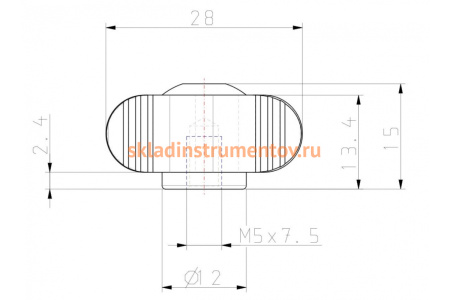 Ручка-барашек KIPP K0274.005