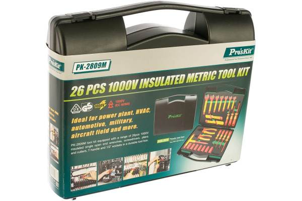 Набор диэлектрического инструмента ProsKit PK-2809M 00321553