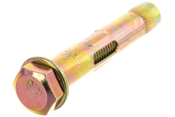 Анкерный болт Зубр 10 x 60 мм, 50 шт, желтопассивированный, Профессионал 302312-10-060