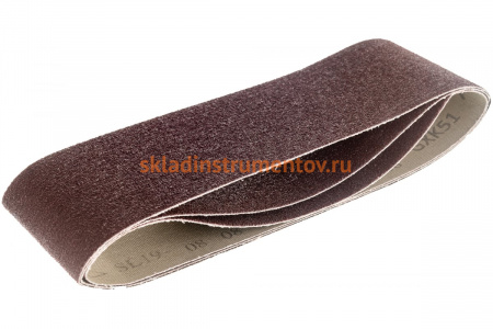 Лента шлифовальная (3 шт; 75х533 мм; Р80) AV Steel AV-820508