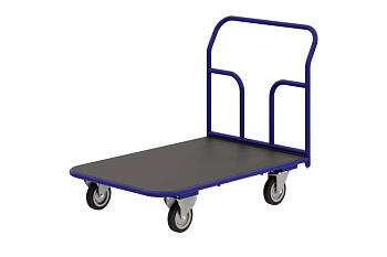 Тележка RUSKLAD платформенная с резиновым покрытием ТПР 5 (700x1200) d160мм Тележка RUSKLAD платформенная с резиновым покрытием ТПР 5 (700x1200) d160мм