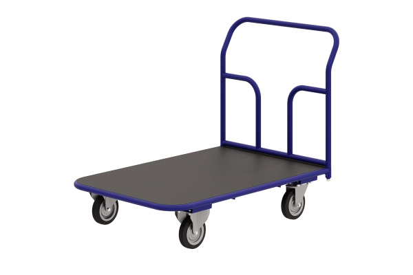 Тележка RUSKLAD платформенная с резиновым покрытием ТПР 5 (700x1200) d160мм Тележка RUSKLAD платформенная с резиновым покрытием ТПР 5 (700x1200) d160мм