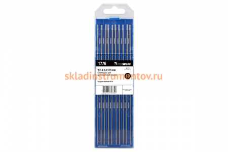 Электрод вольфрамовый WZ-8 (10 шт; 2.4 мм; 175 мм) FOXWELD 1776