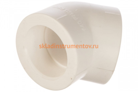 Уголок Энкор PPRC ф 40мм угол 45 белый 45353