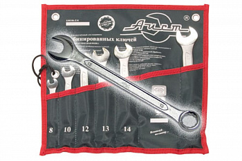 Набор комбинированных ключей 8-17мм 6 предметов AIST 0011406ВX-M 00-00009902