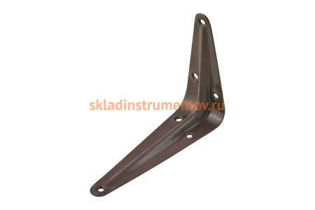 Кронштейн MFK-TORG модель1 Л 75х100 0.7мм коричневый К-107 Л