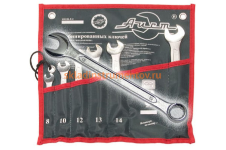 Набор комбинированных ключей 8-17мм 6 предметов AIST 0011406ВX-M 00-00009902