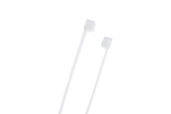 Универсальный пластиковый хомут ЭВРИКА белый 3.0x200мм 100шт ER-03200