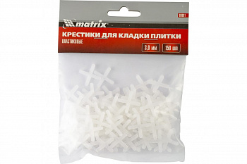 Крестики (150 шт; 3 мм) для кладки плитки MATRIX 88091