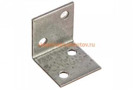 Мебельный широкий уголок ЗУБР УМШ-1.5 25х25х25 х 1.5мм белый цинк 31034-25