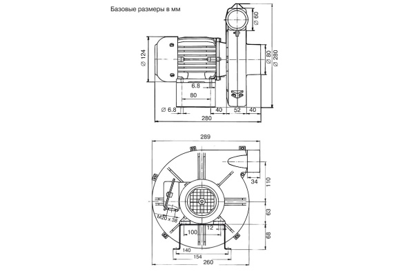Вентилятор Leister Сайленс 3x380-440 В 103.507