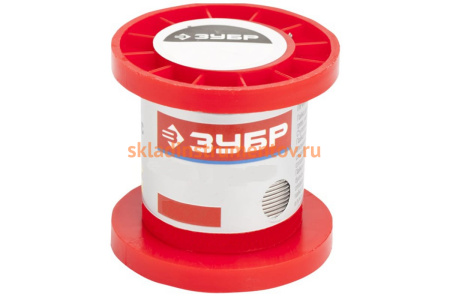 Припой ПОСу 95-5 (1 мм; 50 гр; проволока) Зубр 55455-050-10