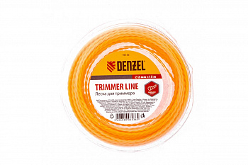 Леска для триммера овальная витая 2,0мм х 15м DENZEL 96136