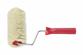 Валик Зубр ЭКСПЕРТ СИНТЕКС, фасадный, полиакрил, ворс 18мм, ручка 8мм, d=58/180мм 03506-18