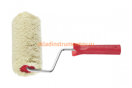 Валик Зубр ЭКСПЕРТ СИНТЕКС, фасадный, полиакрил, ворс 18мм, ручка 8мм, d=58/180мм 03506-18