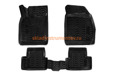 Ковры в салон Airline 3D с подпятником для Chevrolet Cruze 09 4 шт. ACM-PS-20