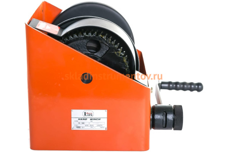 Ручная лебедка с червячным редуктором без каната EURO-LIFT VS-1000 00005193 (г/п 1000 кг)