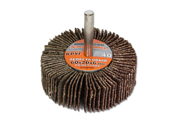 Круг лепестковый по металлу для дрели 60x20x6, P40 SANTOOL 060302-001-040