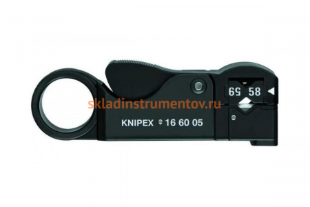 Стриппер коаксиальных кабелей KNIPEX KN-166005SB