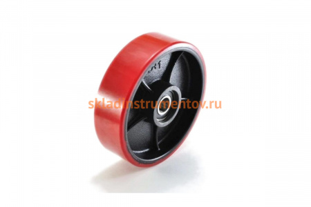 Колесо с подшипником полиуретановое для тележки гидравлической HLS 80х50 мм TOR 214774