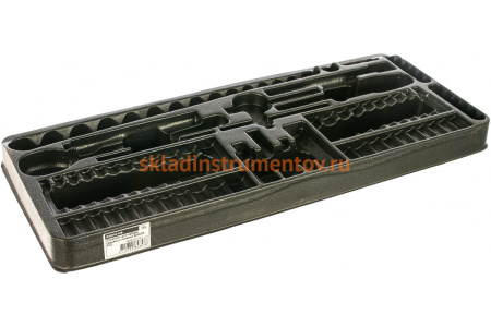 Ложемент для набора торцевых головок 9033CR, нижний PVC KING TONY 84509212B