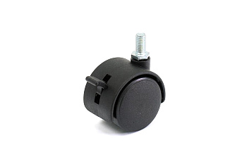 Колесная опора со штырем и стопором Микрон М8 15 15043