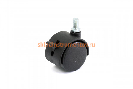 Колесная опора со штырем и стопором Микрон М8 15 15043