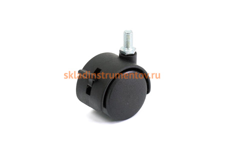 Колесная опора со штырем и стопором Микрон М8 15 15043