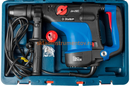 Перфоратор ЗУБР Профессионал 1100 Вт ЗПМ-40-1100 ЭК