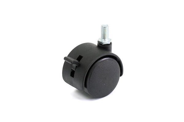 Колесная опора со штырем и стопором Микрон М8 15 15043