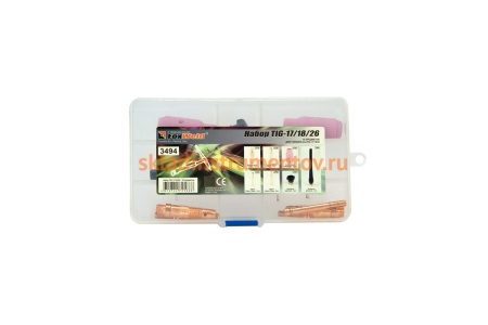 Набор комплектующих 10 предметов для TIG17/18/26 FOXWELD 3494