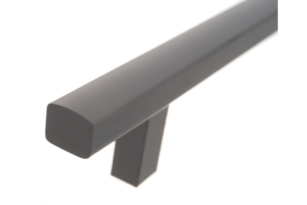 Мебельная ручка JET 196 м.ц. 256 мм алюминий, черный никель RQ196A.256NP99