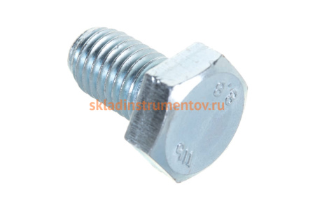 Болт с шестигранной головкой Зубр DIN 933, класс прочности 8.8, оцинкованный, M12x20 мм, ТФ6, 5 шт. 4-303076-12-020