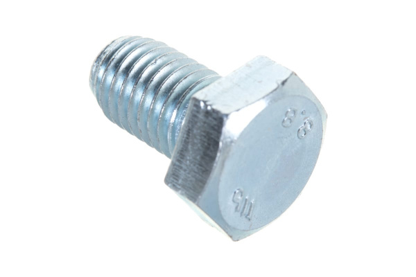 Болт с шестигранной головкой Зубр DIN 933, класс прочности 8.8, оцинкованный, M12x20 мм, ТФ6, 5 шт. 4-303076-12-020