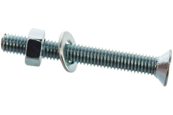 Винт ЗУБР DIN965 в комплекте с гайкой DIN934 12 шт 303456-05-040