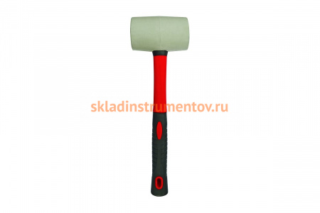 Киянка (белая, с фибергласовой ручкой 65мм) Biber 85418 тов-157935