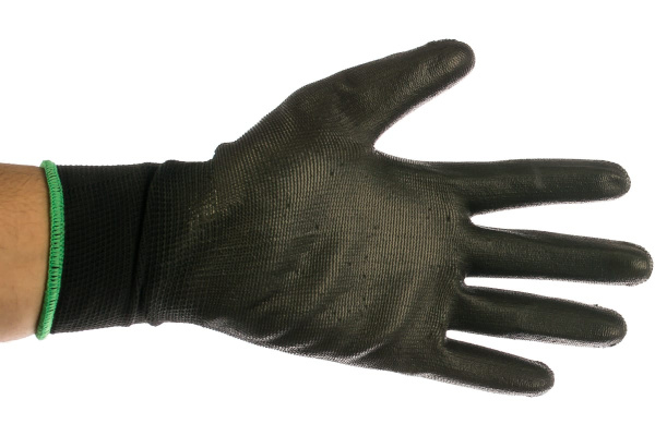 Перчатки с полиуретановым покрытием HAUPA размер 10, черные, 10 пар 120300/10-10