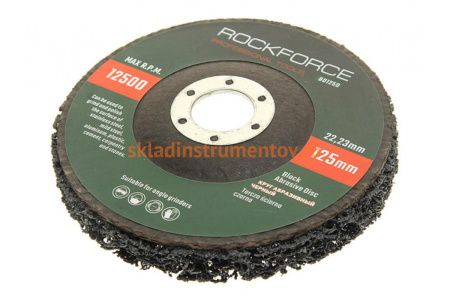 Диск абразивный обдирочный на фибровой основе 125х22 мм, в блистере ROCKFORCE RF-BD125D