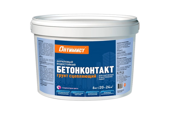 Грунт Оптимист G109 бетонконтакт 6кг 00-00001595