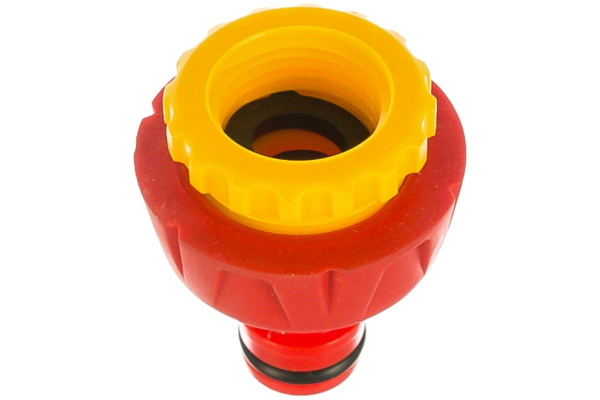 Адаптер внешний пластмассовый с TPR 1/2"-3/4" Premium Grinda 8-426405