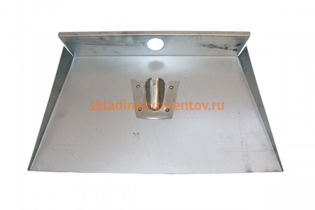 Оцинкованная лопата для снега без черенка, без планки 375х500мм СПЕЦ Движок КПБ-3Б-500-ОЦ