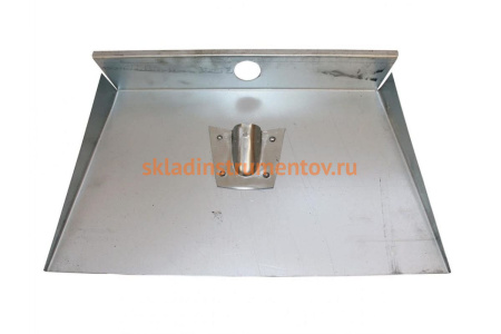 Оцинкованная лопата для снега без черенка, без планки 375х500мм СПЕЦ Движок КПБ-3Б-500-ОЦ