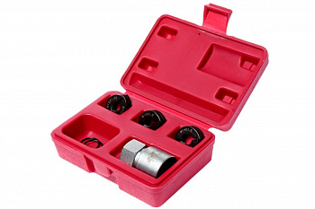 Набор инструментов для восстановления резьбы шпилек колес (М12х1.25, М12х1.5, М14х1.5) в кейсе JTC 5201