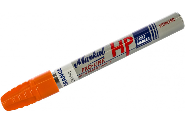 Маркер для замасленных поверхностей Markal Pro-Line HP, 3 мм, оранжевый 96964