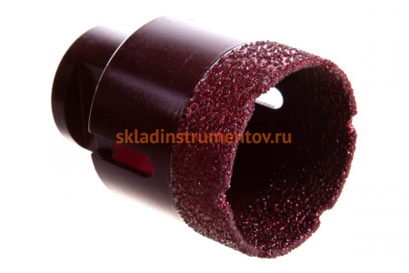 Коронка алмазная вакуумная по камню D45-15W-35L-M14 (45х35 мм; М14) MESSER 06-35-045
