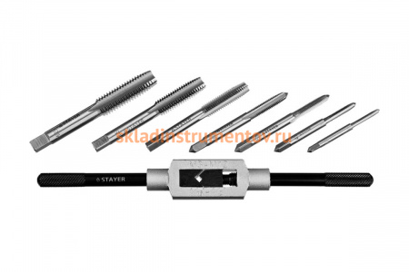 Набор метчиков, метчикодержатель 1шт, метчики 7шт, 8 предметов Stayer MASTER 28016-H8_z01