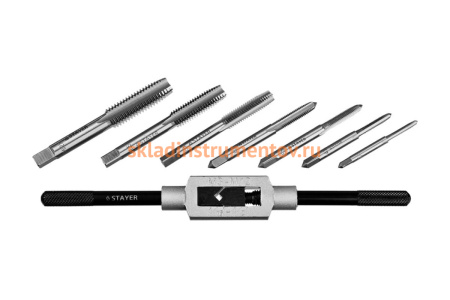 Набор метчиков, метчикодержатель 1шт, метчики 7шт, 8 предметов Stayer MASTER 28016-H8_z01