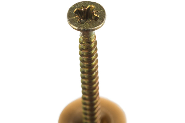 Дюбель для гипсокартона Зубр нейлоновый, с оцинкованным саморезом и установочн. инструментом, ТФ 6, 23мм, 8шт 4-301256