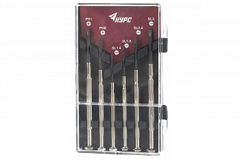 Часовые отвертки 6 шт. КУРС 56131